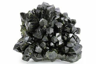 Stunning Epidote Crystal Cluster - Peru #358446