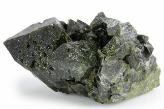 Lustrous Epidote Crystal Cluster - Peru #358421