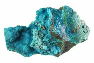 Vibrant Teal Chrysocolla Formation - Peru #358674