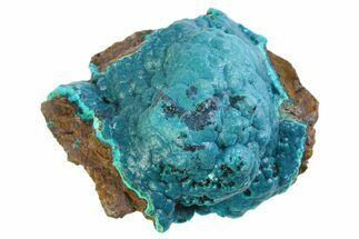 Vibrant Teal Chrysocolla Formation - Peru #358682