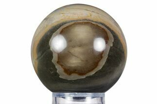 Polished Polychrome Jasper Sphere - Madagascar #358983