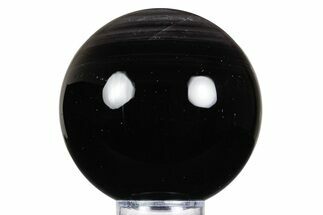 Polished Black Obsidian Sphere #359200