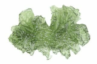 Green Moldavite Tektite ( g) - Besednice, Czech Republic #359242
