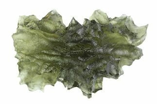 Green Moldavite Tektite ( g) - Besednice, Czech Republic #359246