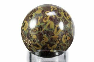 Polished Fruit Jasper Sphere - India #359710