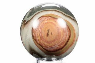 Polished Polychrome Jasper Sphere - Madagascar #359010