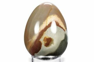 Polished Polychrome Jasper Egg - Madagascar #359031