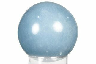 Polished Angelite (Blue Anhydrite) Sphere - India #359849