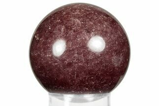 Polished Strawberry Quartz Sphere - Brazil #359853