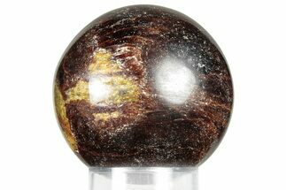 Polished Almandine Garnet Sphere - India #359916