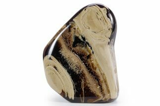 Tall Free-Standing Polished Indonesian Blue Amber #359573