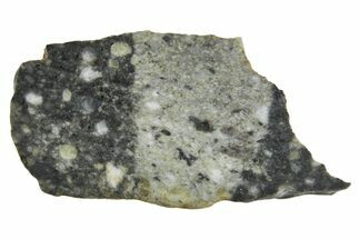 Polished Lunar Meteorite ( g) Slice - Aridal #360138