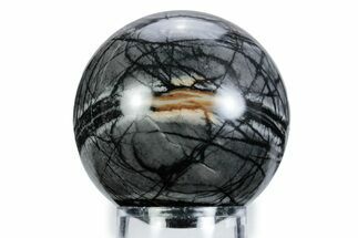 Polished Picasso Marble Sphere - Utah #360344