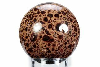 Polished Bauxite (Aluminum Ore) Sphere - Australia #360361