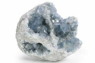 Sparkling Celestine (Celestite) Geode - Madagascar #358954