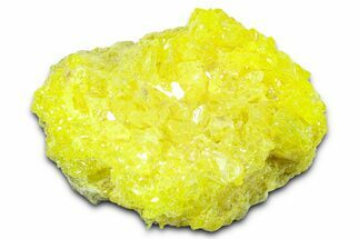 Bright-Yellow Sulfur Crystals - Bolivia #359285
