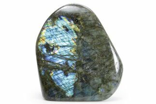 Flashy Free-Standing Polished Labradorite - Madagascar #360473