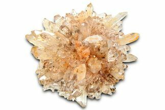 Sparkling Orange Creedite Crystal Cluster - Durango, Mexico #360622