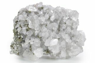 Columnar Calcite w/ Sparkling Chalcopyrite & Pyrite - Fluorescent! #360647