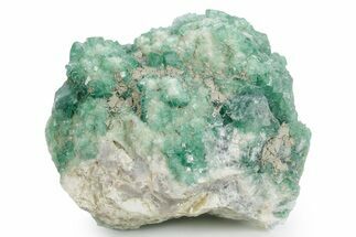 Green Fluorescent Cubic Fluorite Crystals - Madagascar #361319