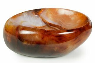 Beautiful Carnelian Agate Dish - Madagascar #361400