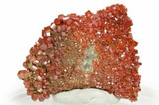 Glittering Ruby Red Vanadinite Crystals - Arizona #361555