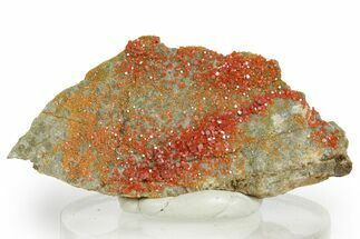 Glittering Ruby Red Vanadinite Crystals - Arizona #361601