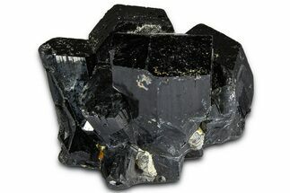 Lustrous Black Tourmaline (Schorl) Crystal Cluster - Namibia #361704
