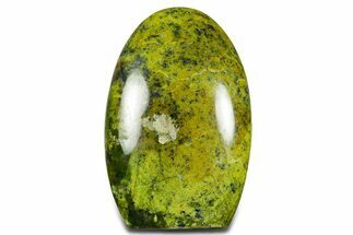 Polished Free-Standing Green Pistachio Opal - Madagascar #361563