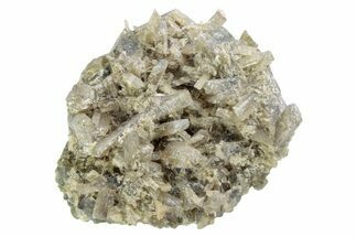 Gemmy Clinozoisite Crystal Cluster - Peru #362180