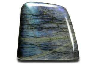 Flashy Free-Standing Polished Labradorite - Brilliant Blue #361973
