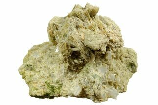 Clinozoisite and Quartz on Epidote Crystal Cluster - Peru #362083