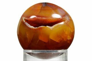 Colorful Carnelian Agate Sphere - Madagascar #361598
