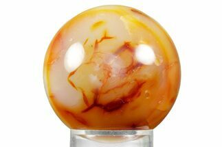 Colorful Carnelian Agate Sphere - Madagascar #361604