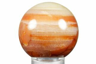 Colorful Carnelian Agate Sphere - Madagascar #361606