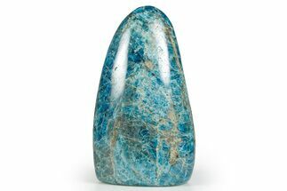 Free-Standing, Polished Blue Apatite - Madagascar #361975