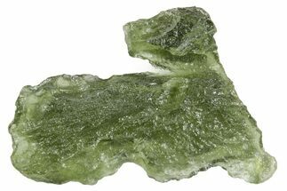 Green Moldavite Tektite ( g) - Czech Republic #359458