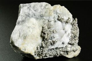 Native Silver in Calcite - Morocco #362820