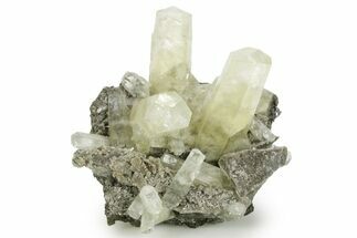 Hexagonal Calcite Crystal Cluster on Dolomite - Missouri #362895