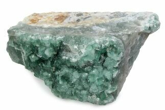 Green, Fluorescent, Cubic Fluorite Crystals - Madagascar #363386