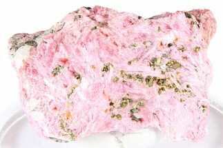 Light Pink Rhodonite with Pyrite - Peru #363188