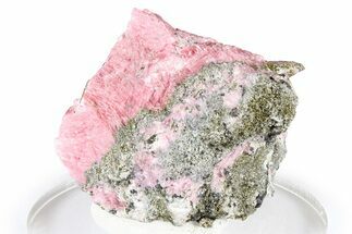 Light Pink Rhodonite with Pyrite - Peru #363191
