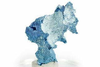 Blue Botryoidal Shattuckite Formation - Namibia #363771