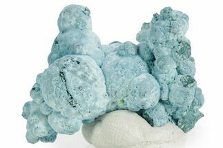 Blue Botryoidal Shattuckite Formation - Namibia #363774