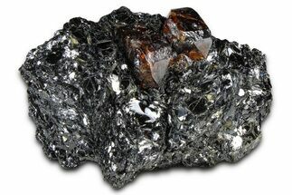 Fluorescent Zircon Crystals in Biotite Schist - Norway #363925