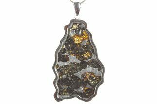 Sericho Pallasite Meteorite Pendant - Kenya #364120