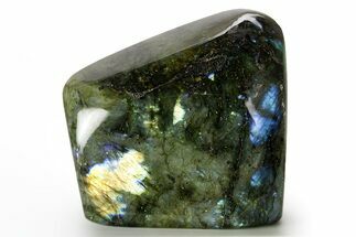 Flashy Free-Standing Polished Labradorite - Madagascar #364184