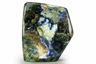 Flashy Free-Standing Polished Labradorite - Madagascar #364193