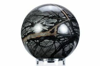 Polished Picasso Marble Sphere - Utah #360345