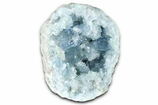 Sparkling Celestine (Celestite) Geode Section - Madagascar #364690